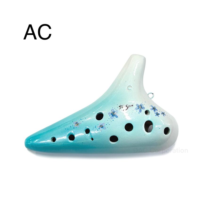 オカリナ／風花オカリナ TEE Spoon トイオカリナAC（水色） : 管楽器