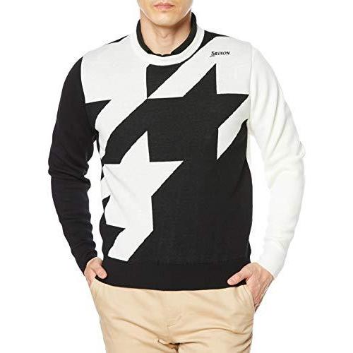 最終値下げ スリクソン 年秋冬モデル セーター Rgmqjl06 メンズ Whbk ホワイト ブラック 日本 Ll 日本サイズ2l相当 正規店仕入れの Epicmountainbike Com