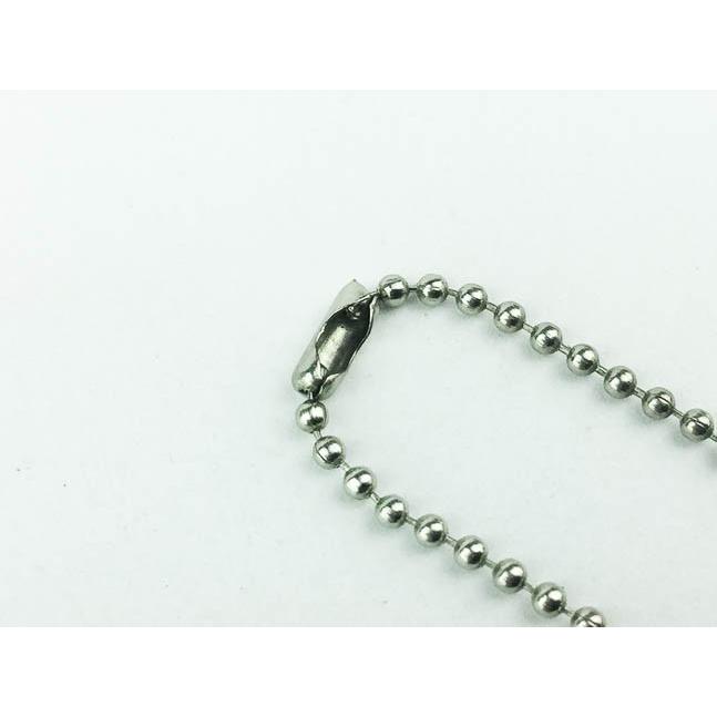 ボールチェーン シルバー 10本 全長10cm ボール径1.5mm アクセサリー