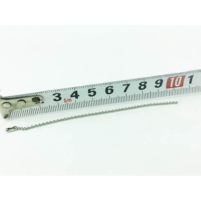 ボールチェーン シルバー 10本 全長10cm ボール径1.5mm アクセサリー