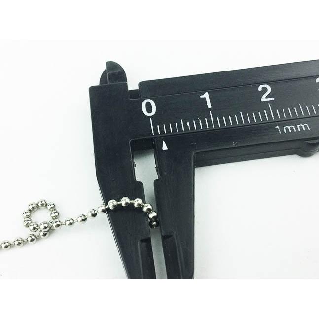 ボールチェーン シルバー 10本 全長10cm ボール径1.5mm アクセサリー