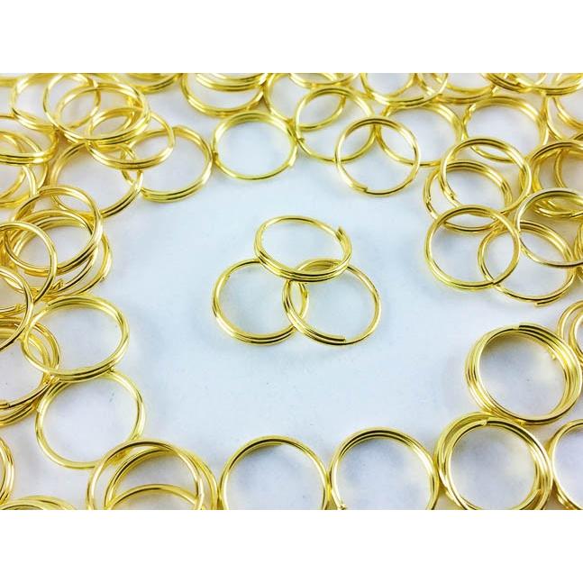 完売】 200個 8mm 丸カン ゴールドカラー マルカン 丸カン ゴールド 4mm 200個 マルカン 金 アクセサリー キーホルダー ストラップ パーツ 金具 丸環 (AP0153)