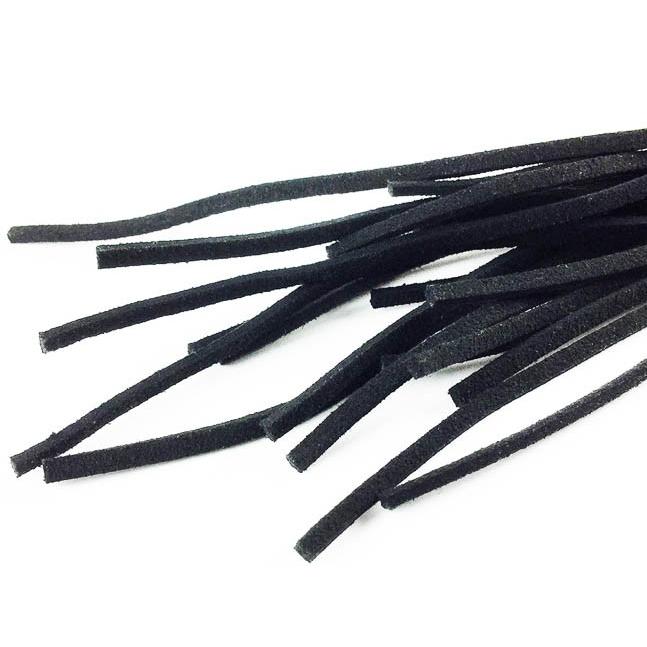 黒 スエード モカシン 編みひも付き 黒 スエード モカシン 編みひも付き
