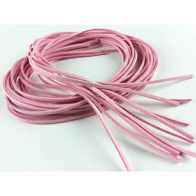 スエード 紐 1m 10本 ピンク 桃 革ひも 革ヒモ 革紐 チョーカー