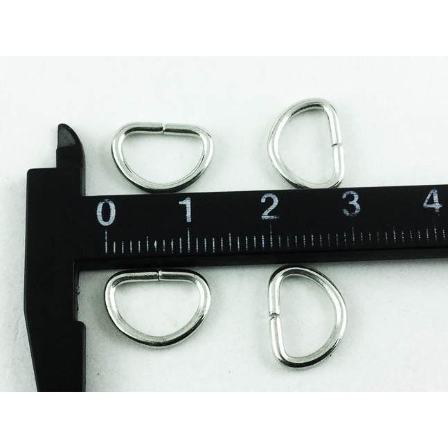 Dカン 金具 150個 シルバー 10mm （内径） D環 カメラ ストラップ 手芸