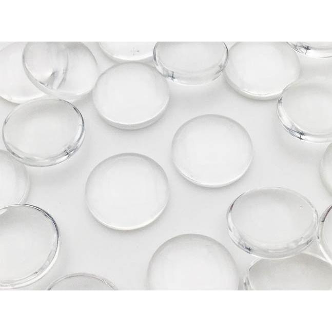 クリアカボション 14mm 50個 ガラスカボション ドーム 型 半円