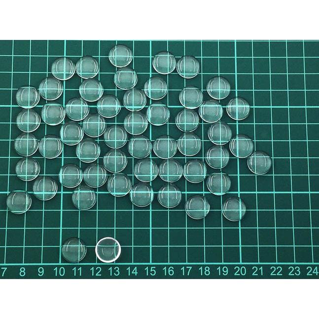 クリアカボション 14mm 50個 ガラスカボション ドーム 型 半円 