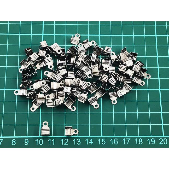 紐止め金具 カシメ ガンメタリック 100個 幅7mm エンドパーツ 留め金具 アクセサリー パーツ Ap0841 Ap0841 ファイニエ 通販 Yahoo ショッピング