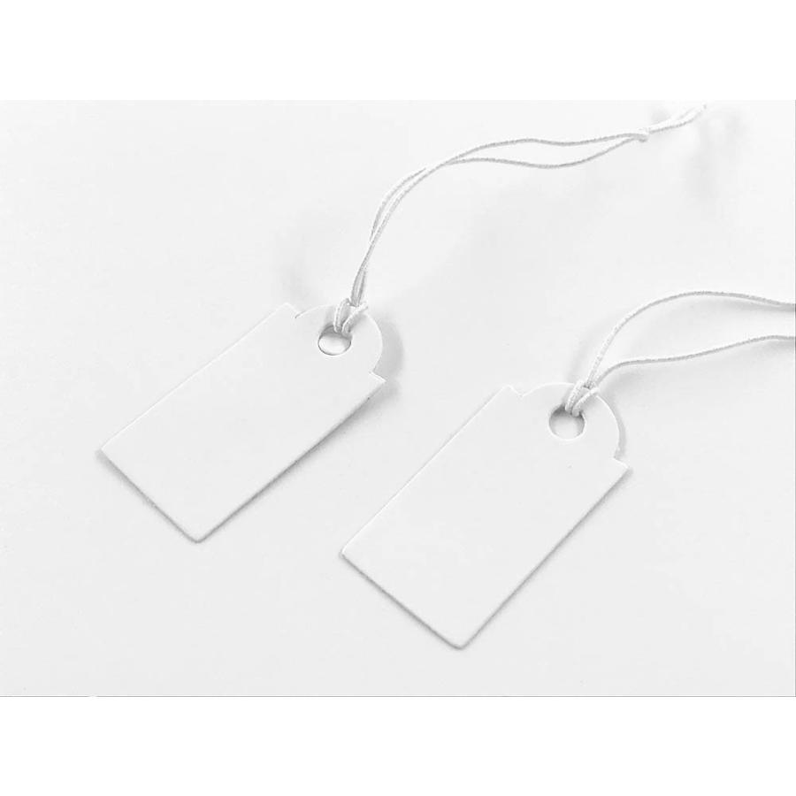 値札 タグ 950枚 26x13 ホワイト 紐付き クラフト紙 プライス カード