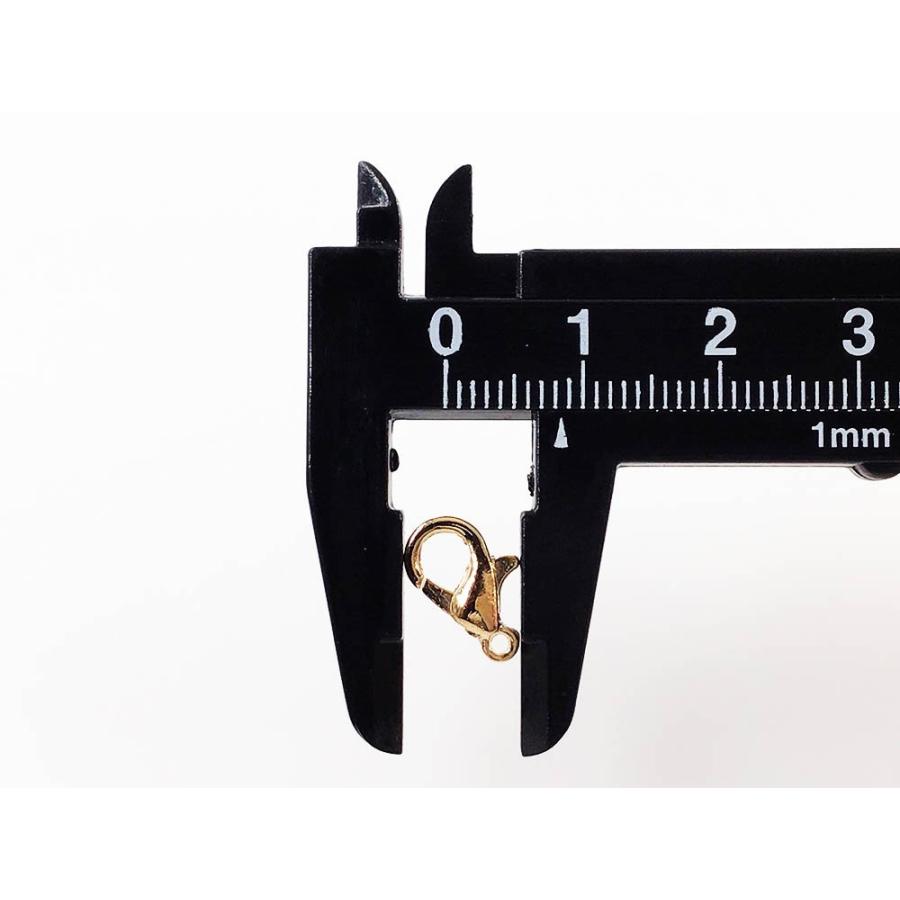 カニカン ゴールド KC金 200個 12X8 金具 留め具 アクセサリー