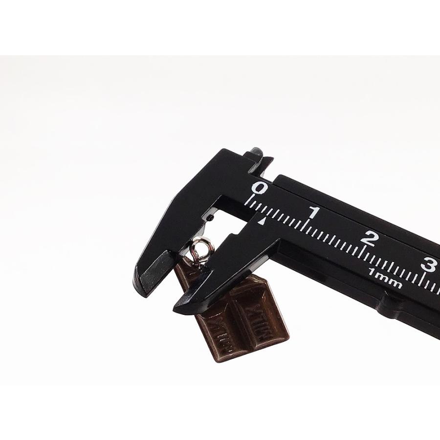 チャーム チョコ 食べかけの板チョコ 10個 22x13 チャームパーツ