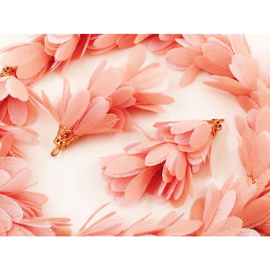 フラワータッセル フラワーチャーム ピンク 10個 チャーム花 ミニタッセル 手芸 ハンドメイドパーツ アクセサリーパーツ Ap1471 Ap1471 ファイニエ 通販 Yahoo ショッピング