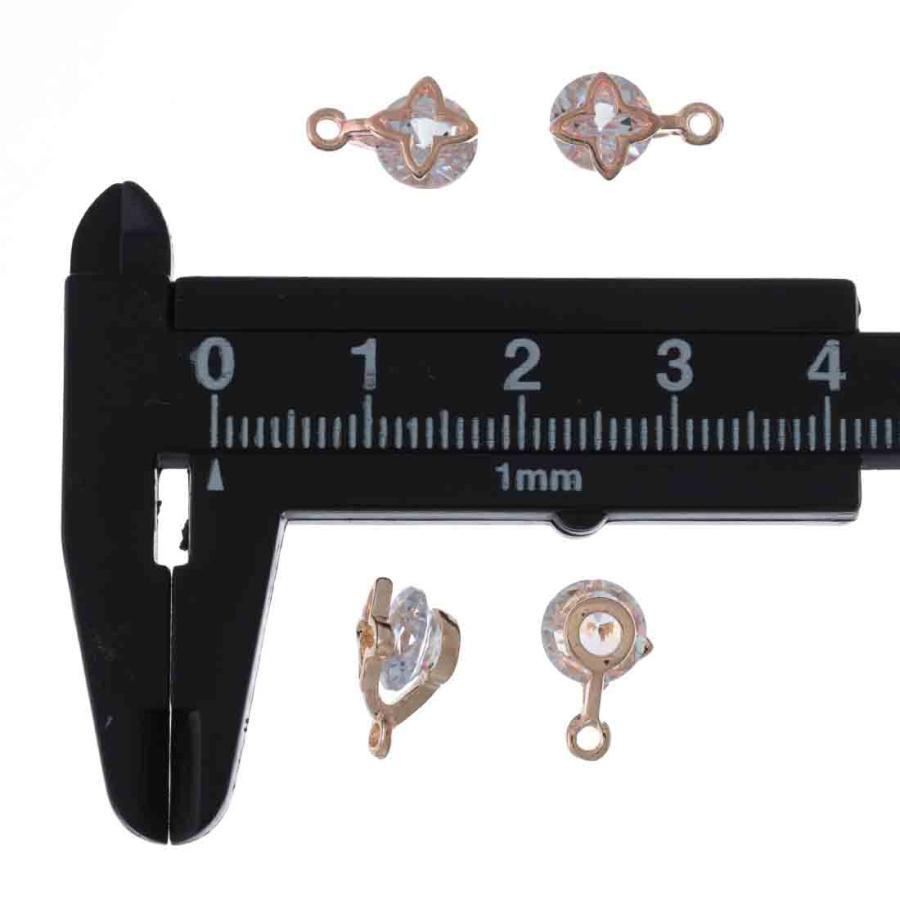 チャーム 星 ゴールド 50個 KC金 カン付き アクセサリートップ スター