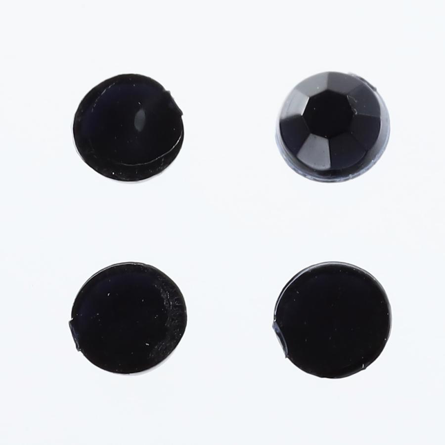 ラインストーン 3mm 黒 9000粒 プラ製 ブラック ネイル デコ レジン