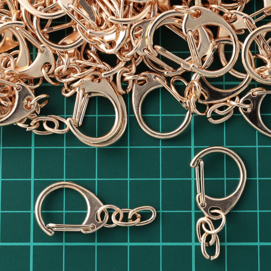 キーホルダー パーツ ゴールド 100個 Kc金 フック チェーン付き ナスカン 金具 アクセサリー ハンドメイド 手芸 Ap2134 Ap2134 ファイニエ 通販 Yahoo ショッピング