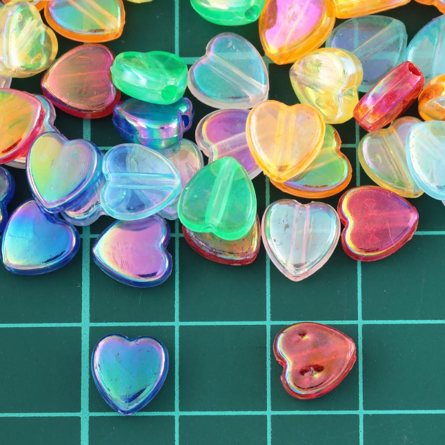 ビーズ ハート ミックス オーロラ カラフル 0個 両穴 アクセサリー パーツ ハンドメイド 手芸 Ap2454 Ap2454 ファイニエ 通販 Yahoo ショッピング