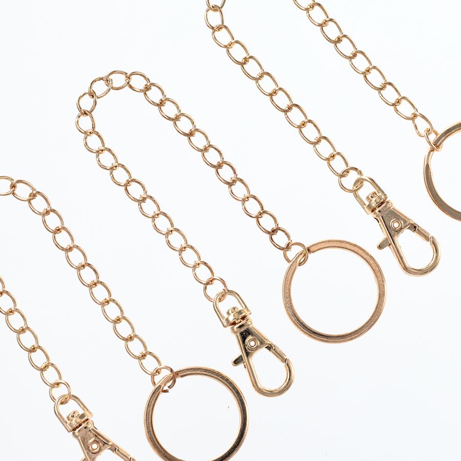 バッグチャーム チェーン パーツ 金具 ゴールド KC金 14cm 40本