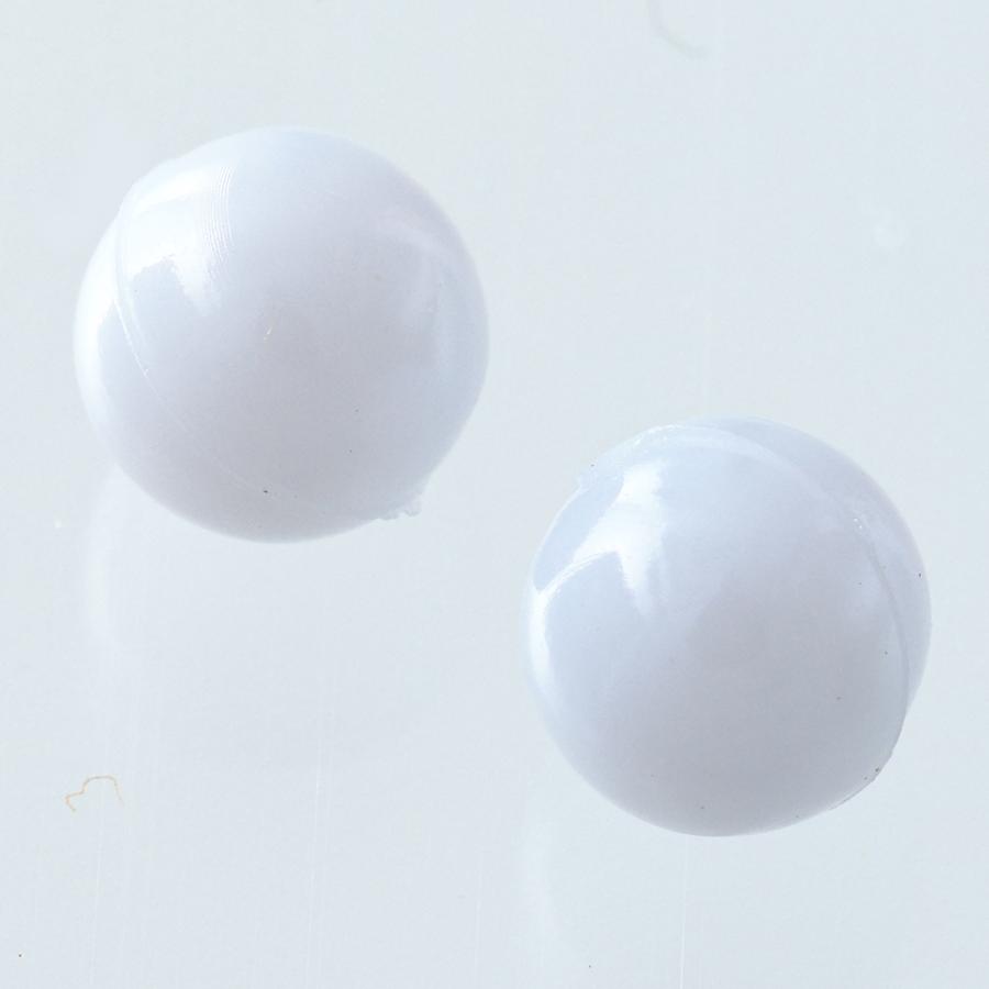 ビーズ 6mm 白 丸 穴無し 1000個 ホワイト 手芸 アクセサリー