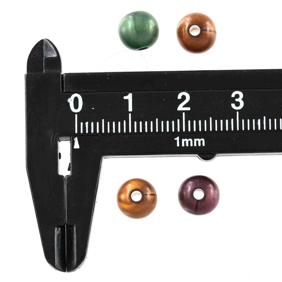 中国アンティークビーズ ビーズ 8mm 丸 ミックス 500個 アンティーク 穴あり アクセサリー