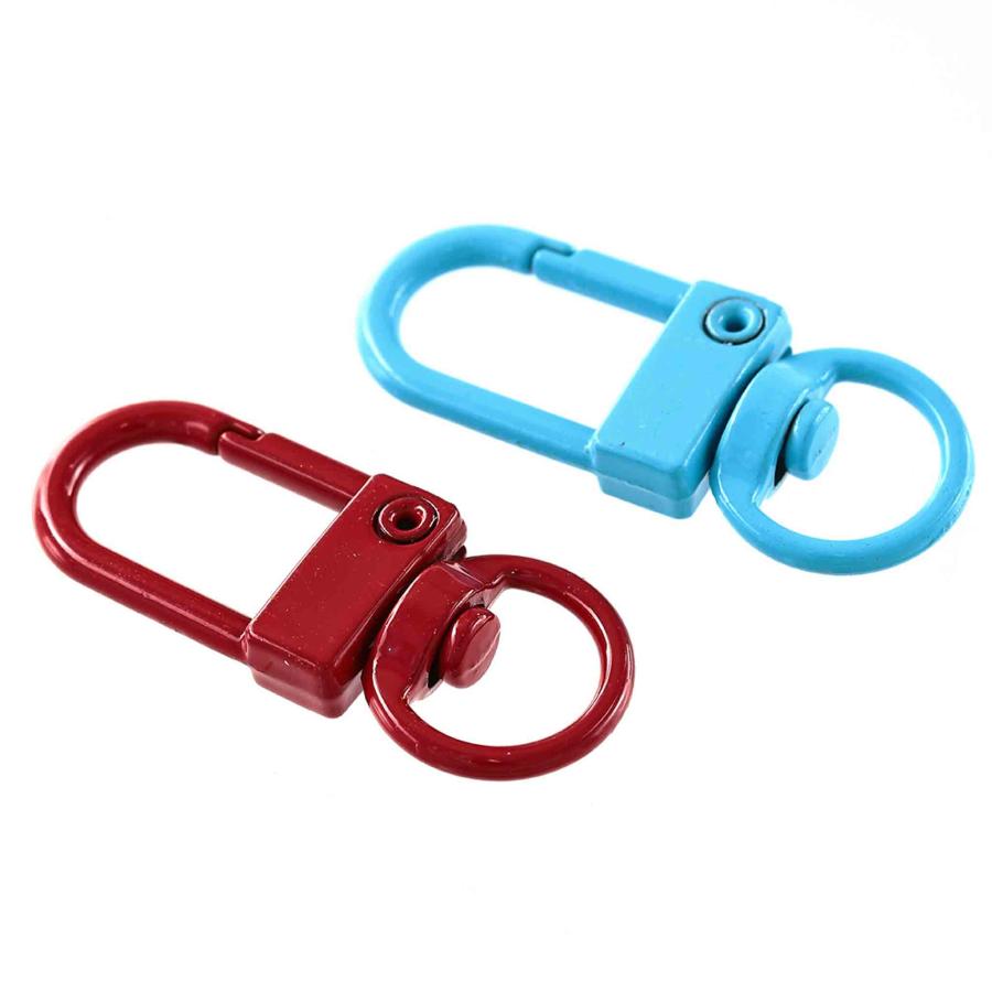 ナスカン カラフル キーホルダー パーツ 30個 金具 ハンドメイド