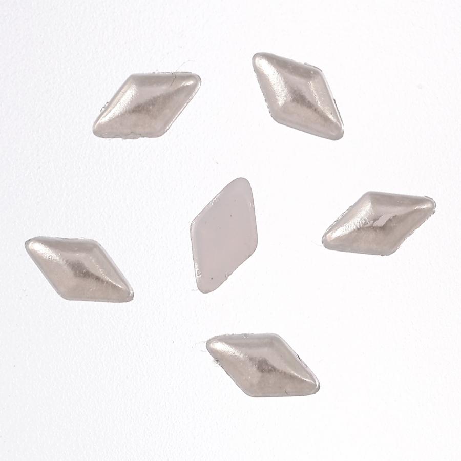 ネイルパーツ パール 5mm ホワイト ひし形 1000個 ぷっくり 封入