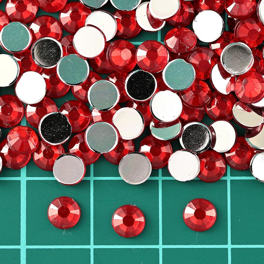 美品◎ Christian Dior カラーストーン レッド ラインストーン 赤 212501.jpg