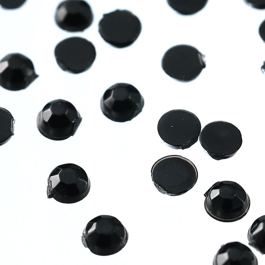 ラインストーン 黒 1.5mm ss3 9000粒 丸 ネイル 3D デコ レジン