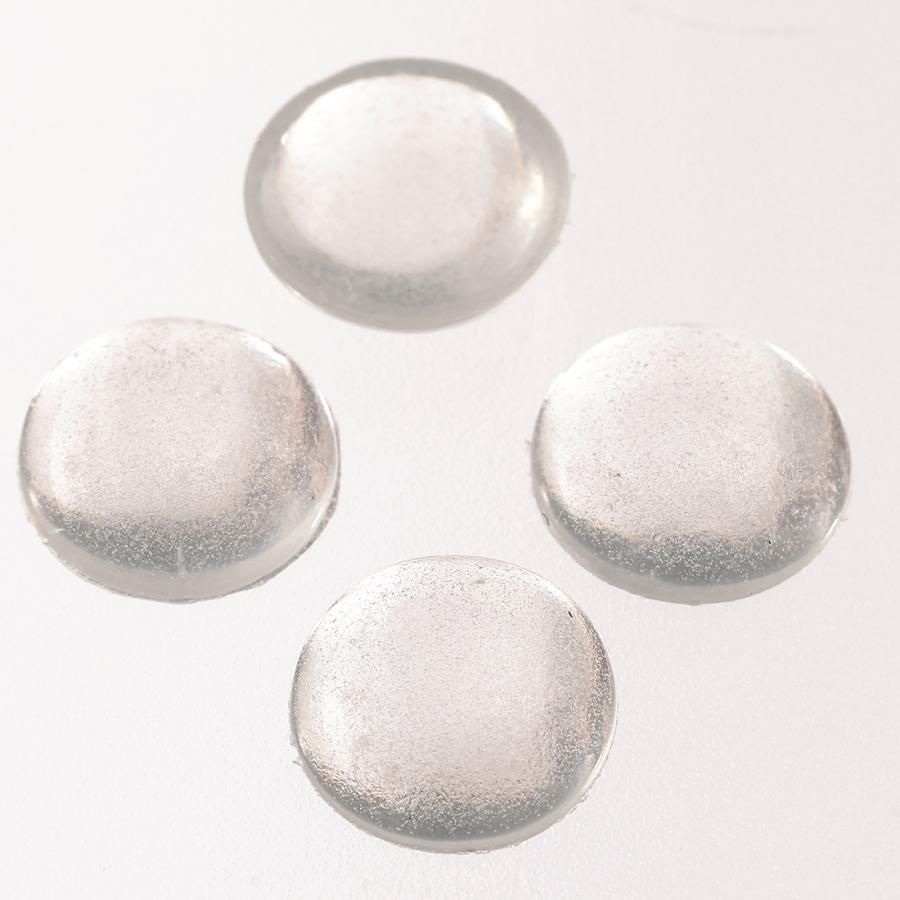 カボション 8mm クリア 半円 蓄光 1000個 半透明 樹脂製 デコ 封入