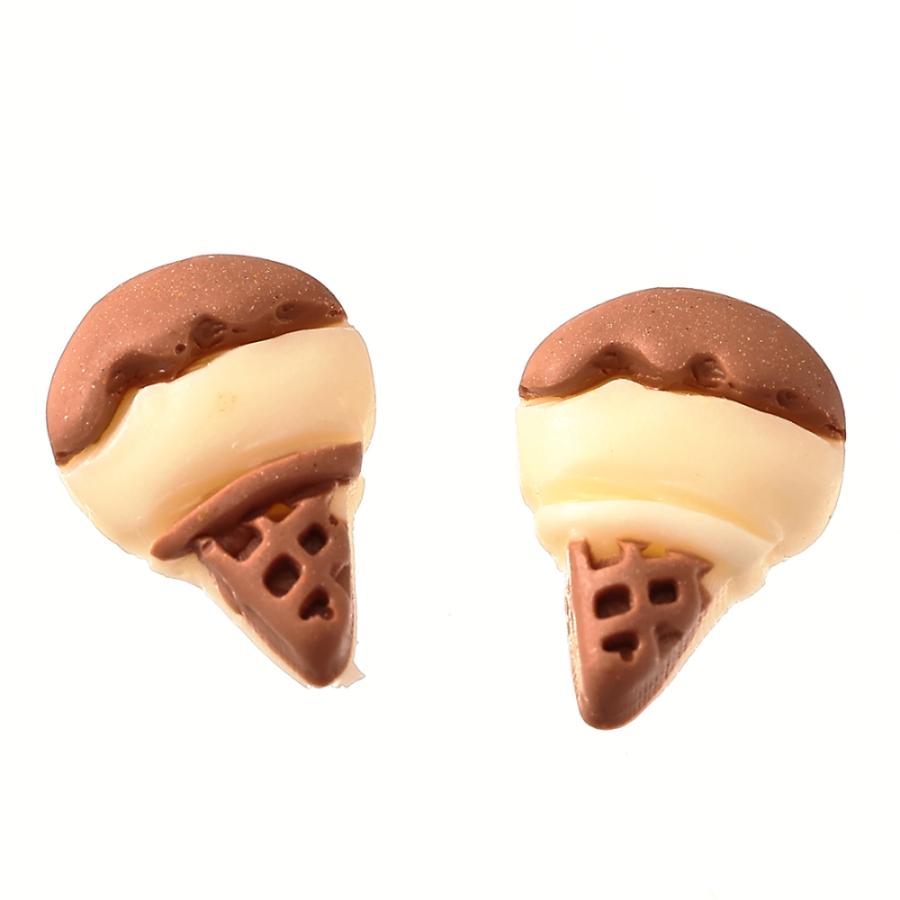 ネイルパーツ アイス アイボリー 11mm お菓子 400個 スイーツ 3D