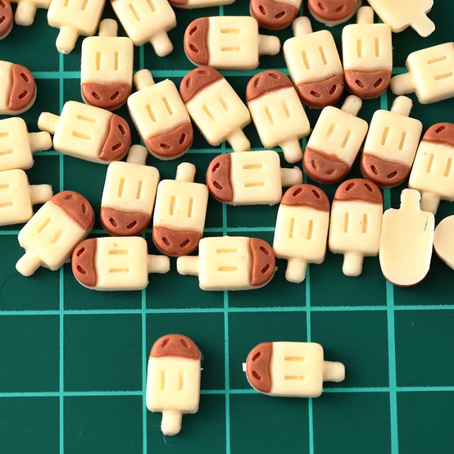ネイルパーツ アイス アイボリー 12mm お菓子 400個 スイーツ 3D