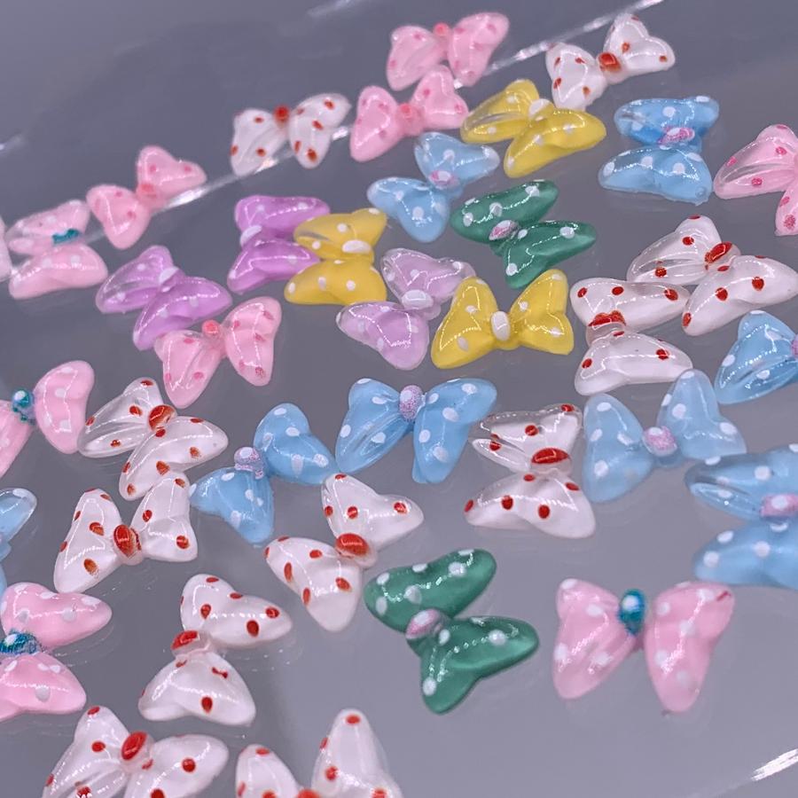 3dネイルパーツ ネイル ネイルパーツ  ピンク デコパーツ リボン P273《1個》ネイルパーツ ピンク リボン ハート ゆめかわ 量産型 成人