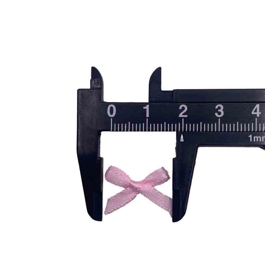 ネイルパーツ リボン ピンク 20mm 小さめ 50個 蝶々結び 3D ミニ
