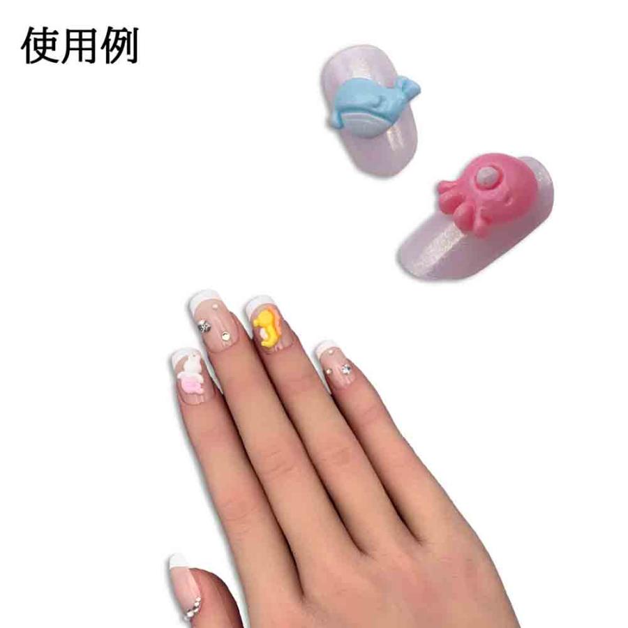 ネイルパーツ マリン 海の生き物 ミックス 9ー12mm 海 蓄光 100個