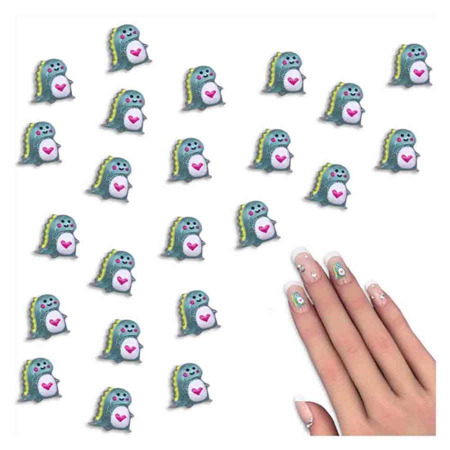 動物型ネイルパーツ クマ 透明 樹脂パーツ ネイルパーツ ハンドメイド ネイルアート