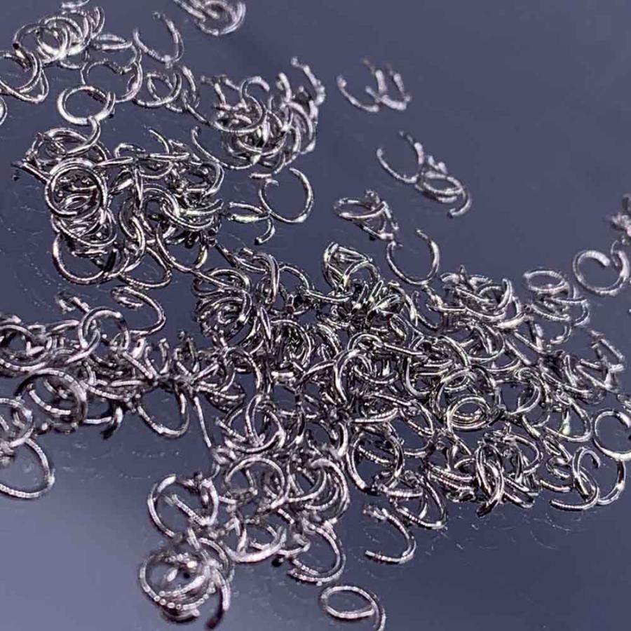 丸カン 4mm シルバー 200個 ジャンプリング 丸環 金具 基礎パーツ
