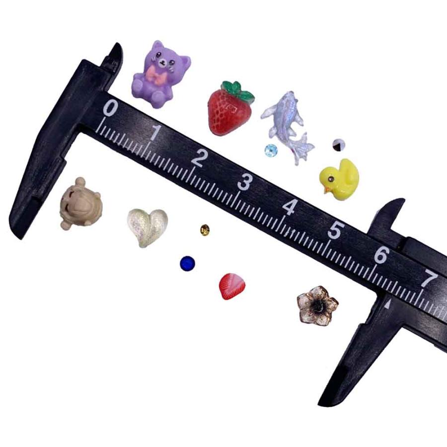 ネイルパーツ ハート 星 花 ミックス 30g 14ー2mm カラフル 混形