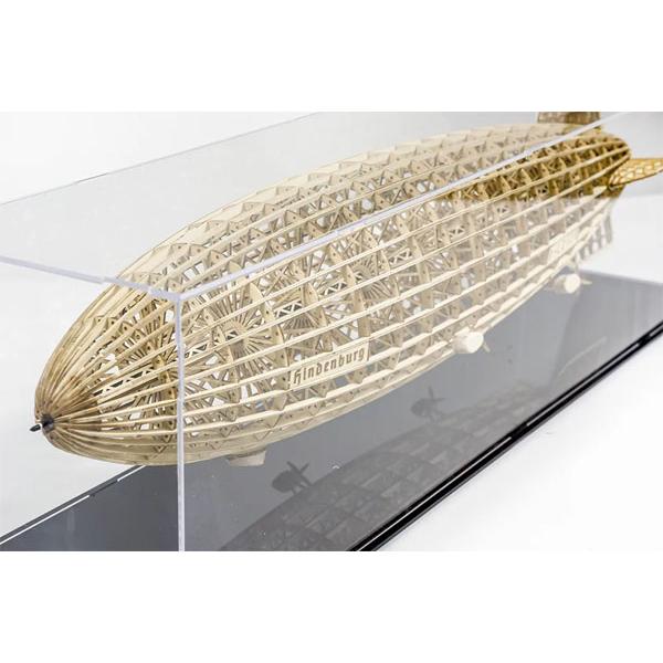 飛行船 ヒンデンブルク号（LZ-129 Hindenburg） 木製組み立てキット