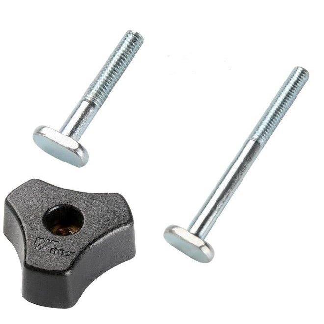 6本入 M6 40mm 70mm T‐ボルト スロットトラック用 固定ノブ テーブル