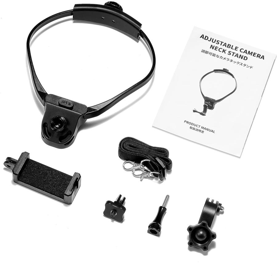 ネックレス式マウント首掛け 横撮り 縦撮り for gopro dji ネックレス式マウント首掛け 横撮り 縦撮り for gopro dji