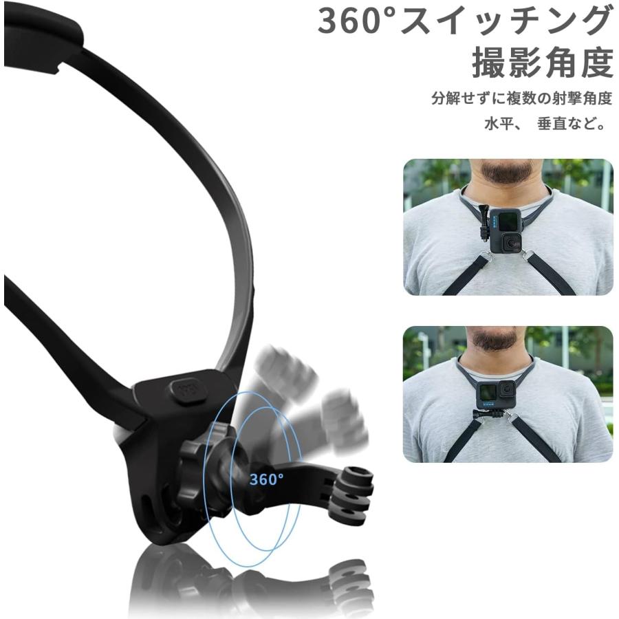 ネックレス式マウント首掛け 横撮り 縦撮り for gopro dji ネックレス式マウント首掛け 横撮り 縦撮り for gopro dji