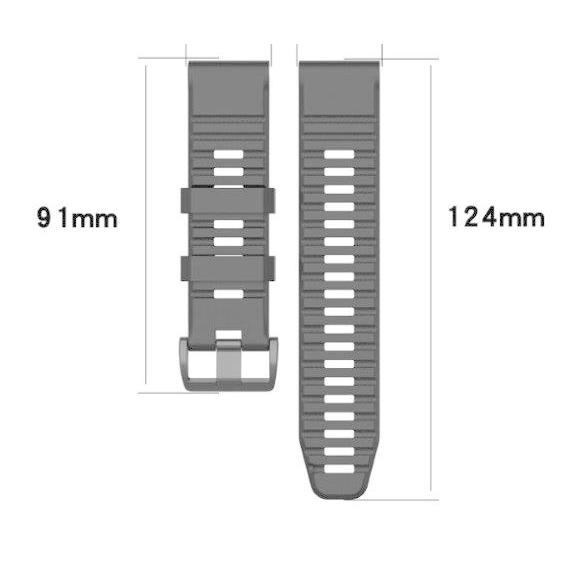 Garmin approach s62 s60 / Fenix 7 6 5 / forerunner 935 945 / instinct 2 / quatix5 instinct2 バンド シリカゲルバンド シリコン ベルト　リストバンド交換｜kkk｜03