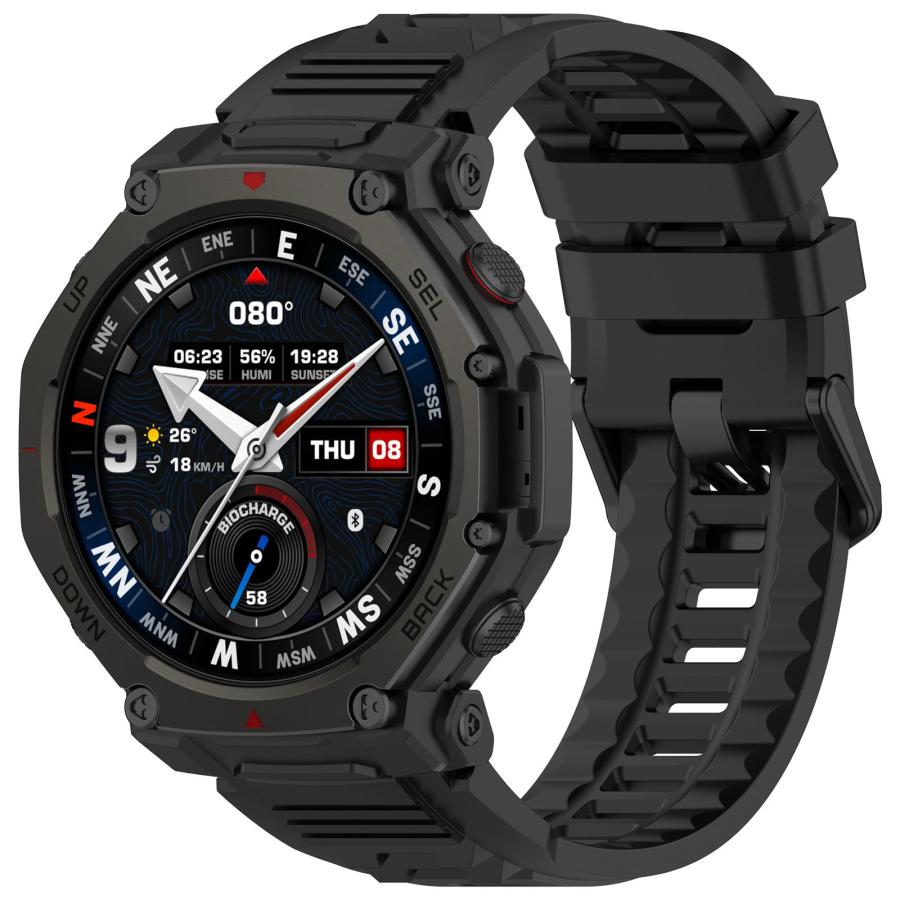 amazfit t-rex3 pro 48mm バンド 交換バンド シリコンバンド ベルト 