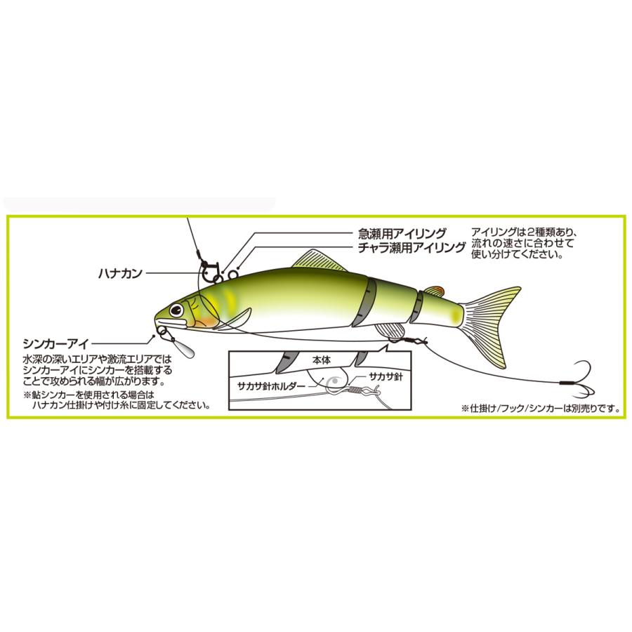 DAIWA(釣り) ダイワ 友ルアージョイント アユイング : KK DAIWA(釣り) ダイワ 友ルアージョイント アユイング : KK