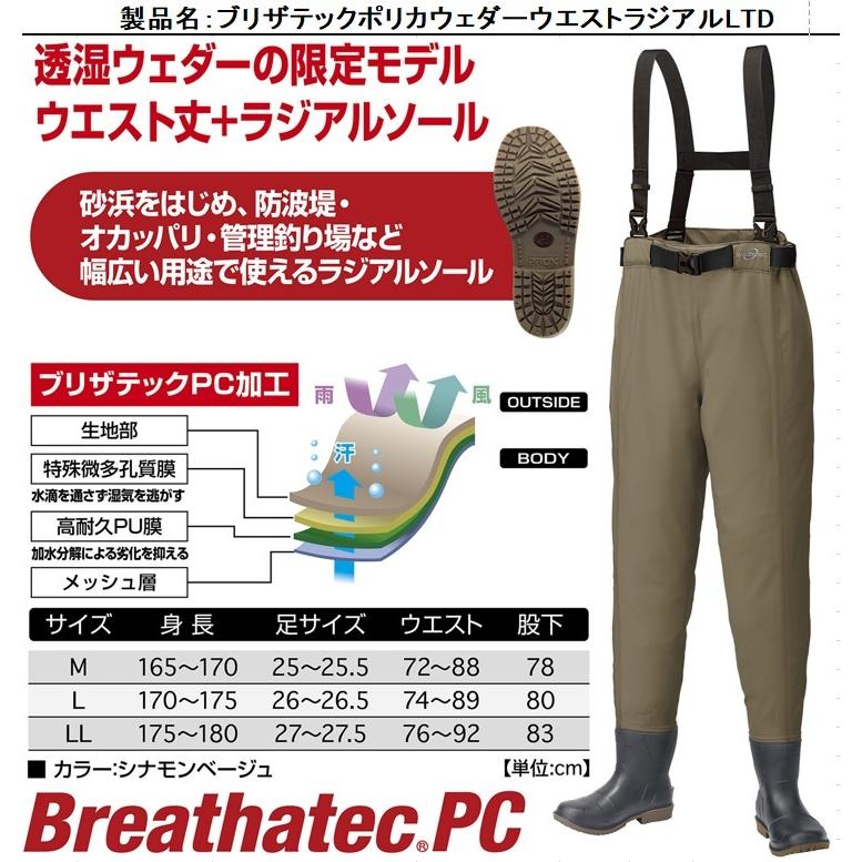 PROX（プロックス） ブリザテックポリカウエダーLTD ウエストタイプ 