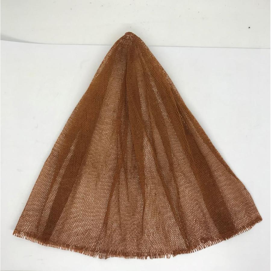 替網 へら・渓流 タモ網 交換用 茶色 直径27cm : KKフィッシング