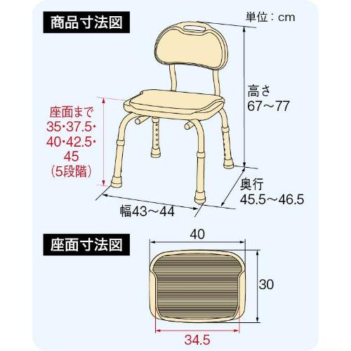 数量限定 アロン化成 安寿 背付シャワーベンチCPE-N ブルー 【K1747426535】(9238円)