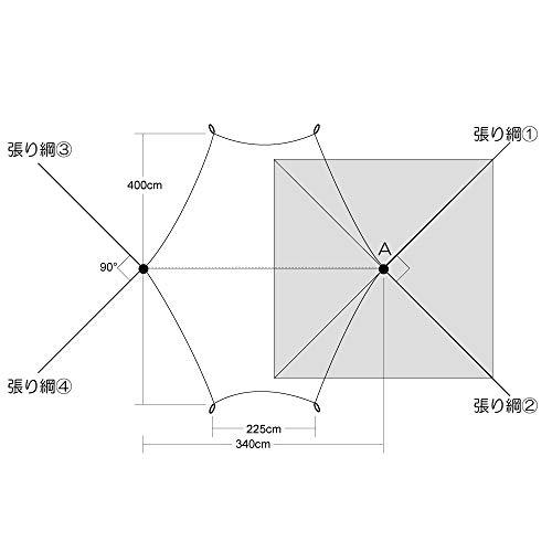 テンマクデザイン パンダ タープ TC 