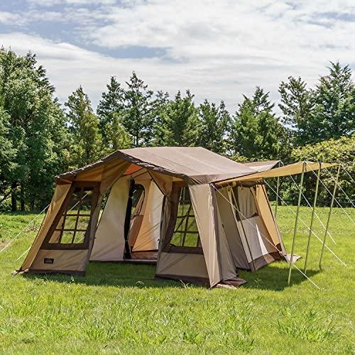 ogawa(オガワ) アウトドア キャンプ テント オーナーロッジ タイプ78R 【5人用】 サンドベージュ×ダークブラウン 2755