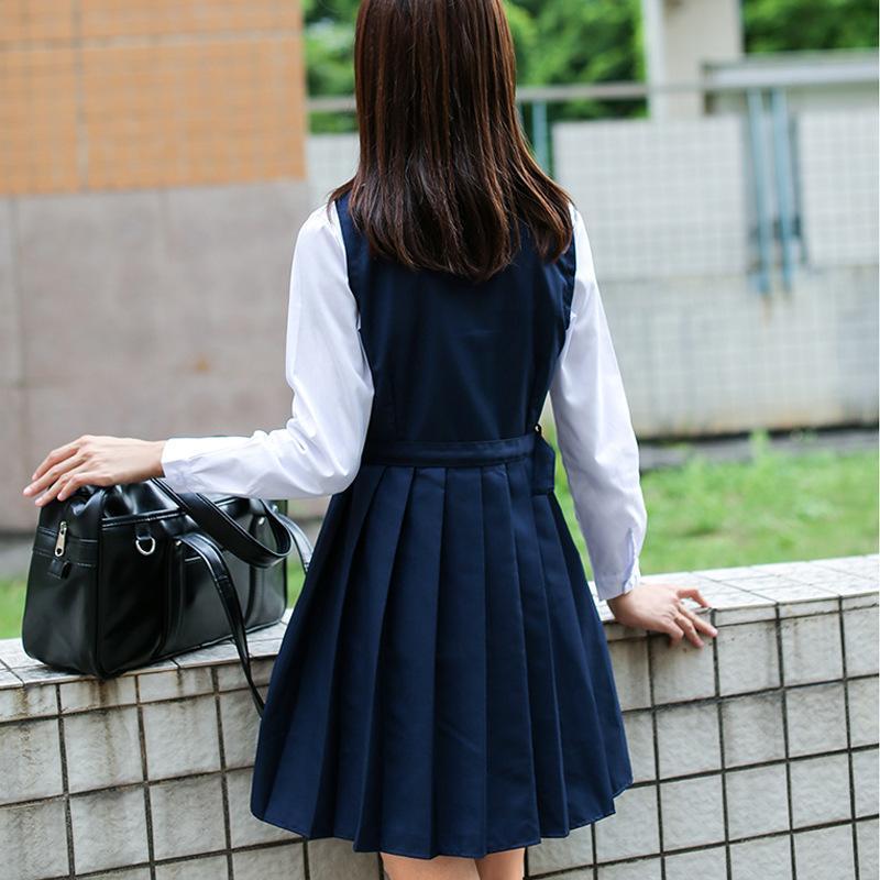 ジャンパースカート+シャツ 制服 学生服 2点セット レディース ジャンパースカート+シャツ 制服 学生服 2点セット レディース