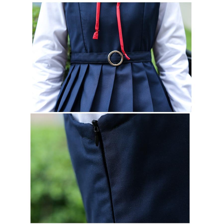 ジャンパースカート+シャツ 制服 学生服 2点セット レディース ジャンパースカート+シャツ 制服 学生服 2点セット レディース